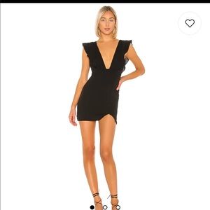 Revolve Superdown black cocktail mini dress
